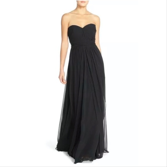 Jenny Yoo Mira Convertible Chiffon Gown - Picture 5 of 9